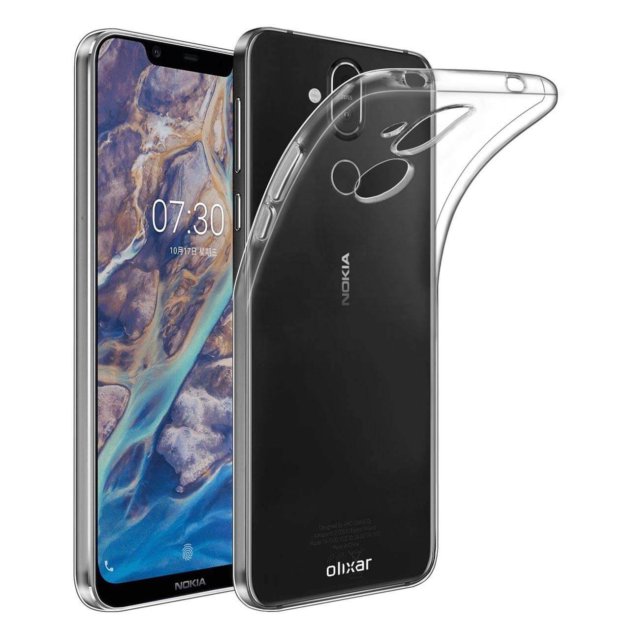 Carcasă din silicon Nokia 7.1 Plus / X7 transparentă