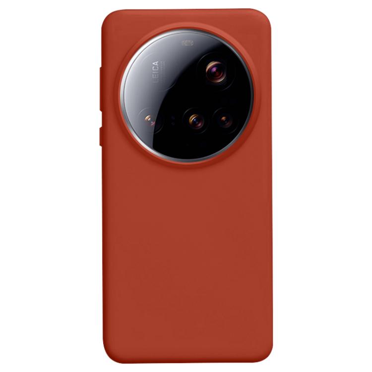 PROTEMIO LIQUID SILICONE Husă pentru Xiaomi 15 Ultra visiniu