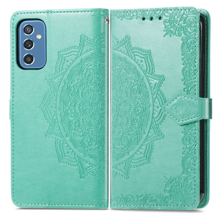 Husa ART Samsung Galaxy M52 5G ORNAMENT verde