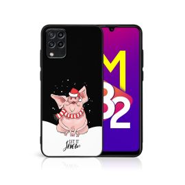Husă PROTEMIO MY ART cu design de Crăciun Samsung Galaxy M33 5G LET IT SNOW (075)