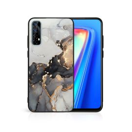 PROTEMIO MY ART Husă de protecție Realme 7 GREY MARBLE (140)