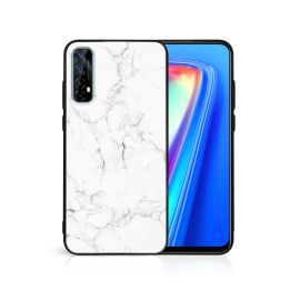 PROTEMIO MY ART Husă de protecție Realme 7 WHITE MARBLE (144)