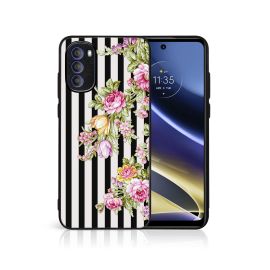 MY ART Husă pentru Motorola Moto G31 / G41 STRIPS (176)