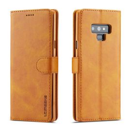 IMEEKE Portofel husă pentru Samsung Galaxy Note 9 maro deschis