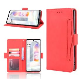 SLOT Peňaženkový obal pre LG Velvet červený