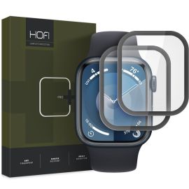 HOFI HYBRID PRO+ 2x Sticlă hibridă pentru Apple Watch 7 / 8 / 9 (45 mm)
