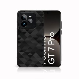 MY ART Husă de protecție pentru Realme GT 7 Pro 5G BLACK TRIANGLES (232)