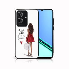 MY ART Husă de protecție pentru Realme Note 60 RED DRESS (137)
