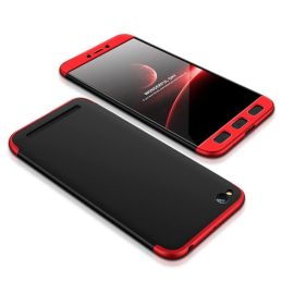 Husă de protecție 360° Xiaomi Redmi 5A Negru (roșu)