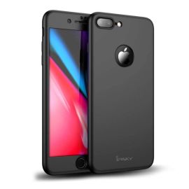 IPAKY protecție IPAKY 360° + sticlă securizată Apple iPhone 8 Plus negru