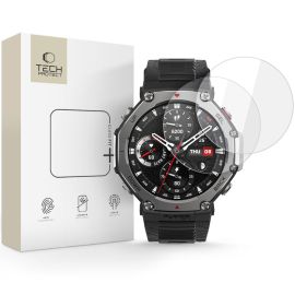 TECH-PROTECT GLASS FIT+ 2-PACK Folie de protecție pentru Amazfit T-Rex 3 Pro 48mm