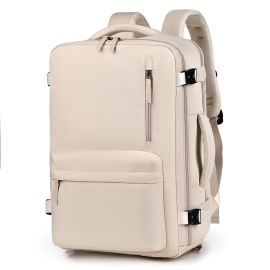 PROTEMIO ADVENTURE B723 Rucsac de călătorie cu protecție pentru laptop, bej