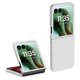 PLASTIC Carcasă de protecție din plastic pentru Motorola Razr 60 Ultra albă