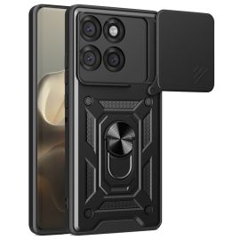 RING CAMERA Husă cu suport pentru Motorola Edge 60 Pro negru