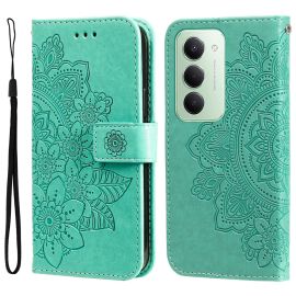 Portofel ART MANDALA cu curea pentru Xiaomi Redmi 15 / Redmi 15 5G verde