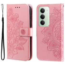 Portofel ART MANDALA cu curea pentru Xiaomi Redmi 15 / Redmi 15 5G roz