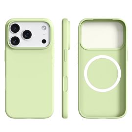 RUBBER MAGSAFE Silicon husă pentru Apple iPhone 17 Pro Max verde deschis