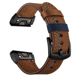 VANGUARD QuickFit Curea din piele pentru Garmin - lățime 22mm maro