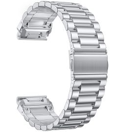 Curea metalică CLASSIC pentru Garmin Forerunner 970 argintiu