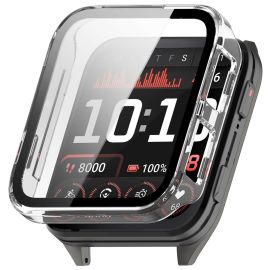 PC FULL COVER Husă de plastic cu sticlă pentru Garmin Venu X1 transparent