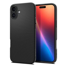 SPIGEN LIQUID AIR Husă de protecție pentru Apple iPhone 16 MATTE BLACK