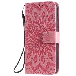 ART MANDALA Husă portofel pentru LG G8s ThinQ roz deschis