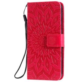 ART MANDALA Husă portofel pentru LG G8s ThinQ roz închis