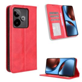 BUSINESS Husă portofel pentru Realme GT 7 5G / Realme GT 7T 5G roșu