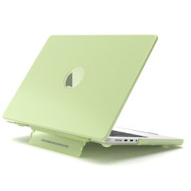 Husă FROST pentru Macbook Air 13 (M2 / M3 / M4) A2681 / A3113 / A3240 verde deschis