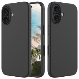 RUBBER Husă de protecție pentru Apple iPhone 16 negru