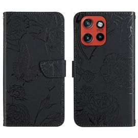 ART BLOSSOM Portofel husă pentru Motorola Edge 60 Neo negru