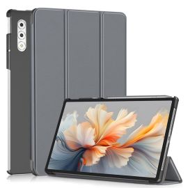 LEATHER Capac cu balamale pentru Lenovo Yoga Tab Plus gri
