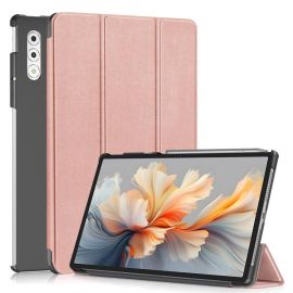 LEATHER Capac cu balamale pentru Lenovo Yoga Tab Plus roz