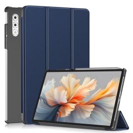 LEATHER Capac cu balamale pentru Lenovo Yoga Tab Plus albastru