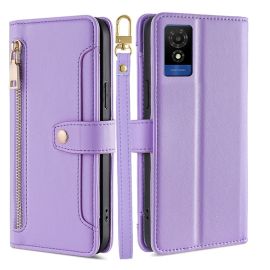 Husă tip portofel PASTEL pentru TCL 501 violet