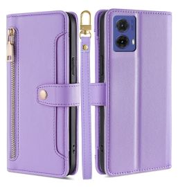 PASTEL Husă portofel pentru Motorola Moto G85 5G violet