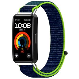 NYLON Curea interschimbabilă pentru Huawei Band 10 / Band 9 / Band 8 albastru-verde