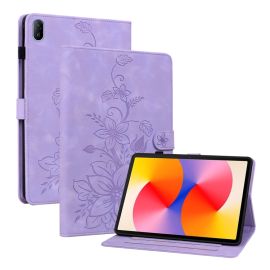 Husă cu flip ART LILY pentru Huawei MatePad SE 11 2024 violet