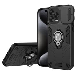 CAMPROTECT Husă cu suport pentru ZTE V70 Vita, negru