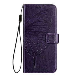 ART BUTTERFLY Husă portofel pentru TCL 501 violet