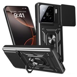 RING CAMERA Capac cu suport pentru Xiaomi 15 negru