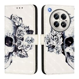 ART Husă portofel pentru Infinix Zero 40 5G SKULL
