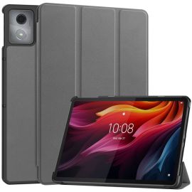 LEATHER Capac cu balamale pentru Lenovo Tab K11 Plus gri