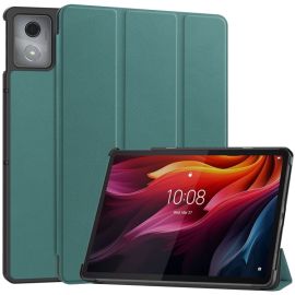 LEATHER Capac cu balamale pentru Lenovo Tab K11 Plus verde