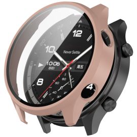 PC FULL COVER Capac din plastic cu sticlă pentru OnePlus Watch 2R roz