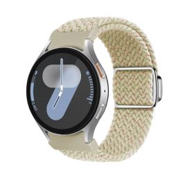 Curea din nailon împletită pentru Samsung Galaxy Watch 7 (40 / 44 mm) COLORFUL STARLIGHT
