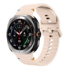 WAVY Curea din silicon pentru Samsung Galaxy Watch Ultra / Watch Ultra 2025 roz deschis