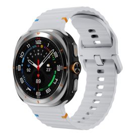 WAVY Curea din silicon pentru Samsung Galaxy Watch Ultra / Watch Ultra 2025 gri