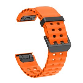 OCEAN Curea universală QuickFit pentru Garmin - lățime 22mm portocaliu