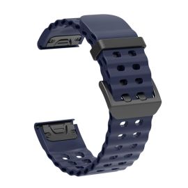 OCEAN Curea universală QuickFit pentru Garmin - lățime 22mm bleumarin